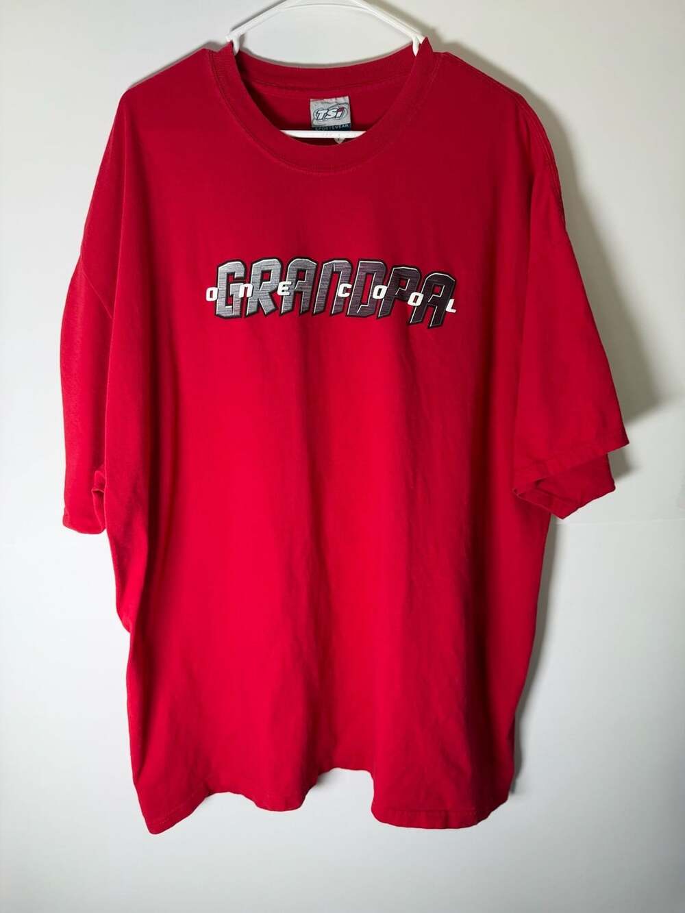 Y2K TSI Sportswear Grandpa One Cool Red T-Shirt 3XL